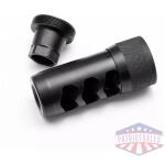 Area 419 Hellfire Self Timing Muzzle Brake 7mm/30cal Black Nitride 5/8-24