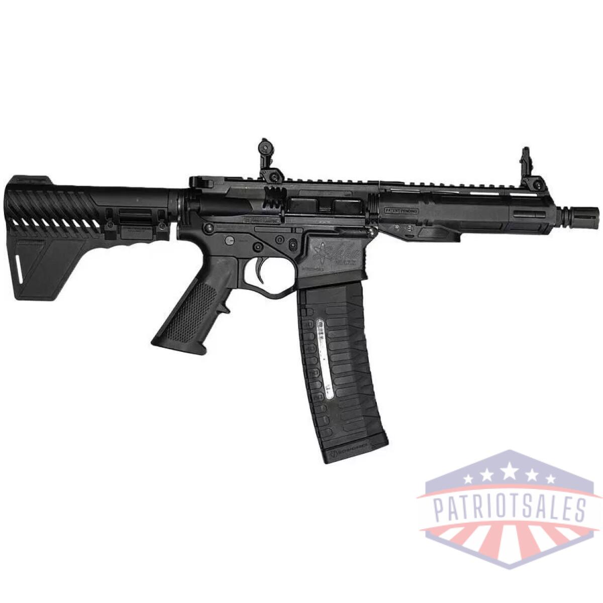 Ati alpha maxx pistol 5. 56mm 60rd magazine 7. 5" barrel 7" m-lok handguard w/brace - image 1