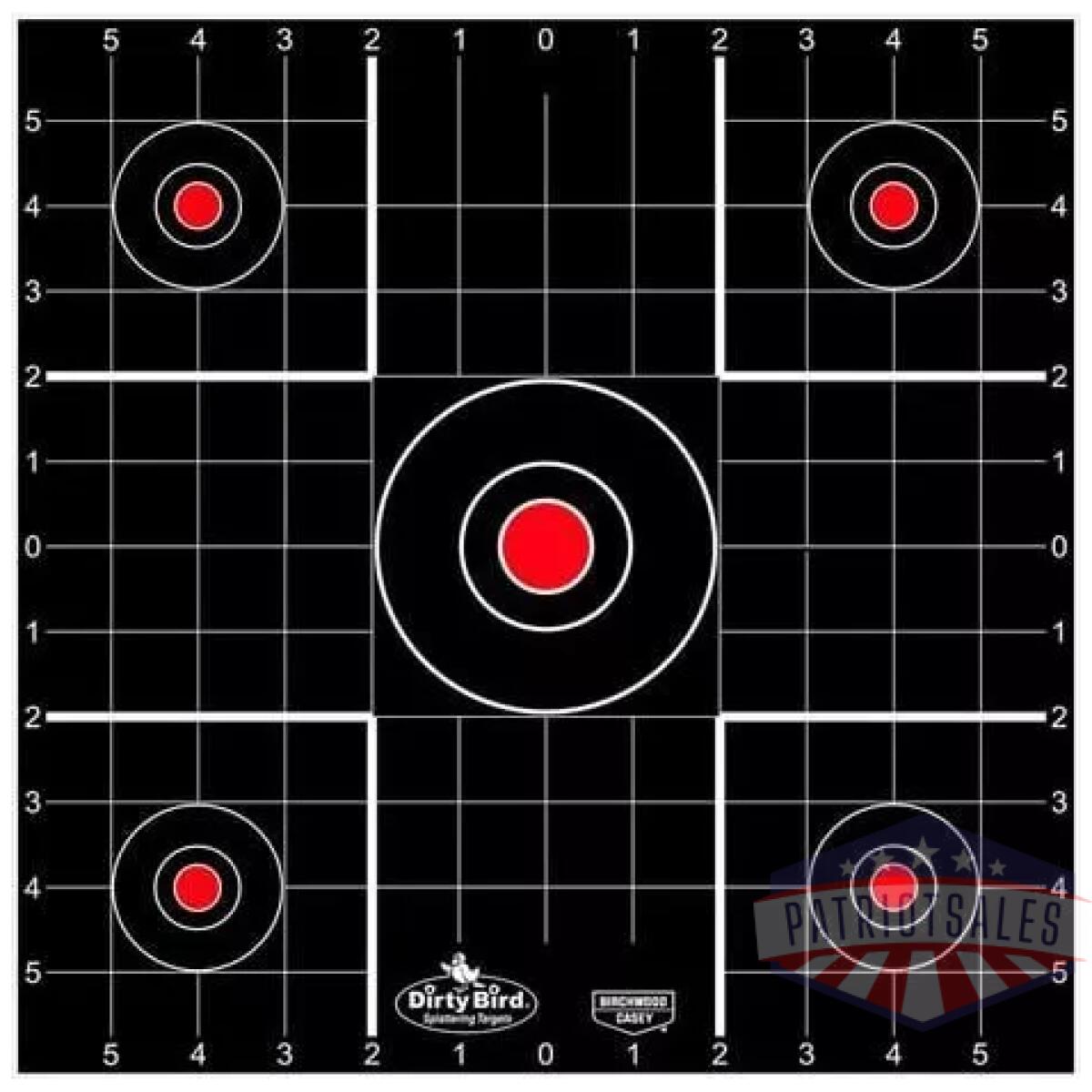 Birchwood casey dirty bird 12" sight-in targets 100/ct - image 1
