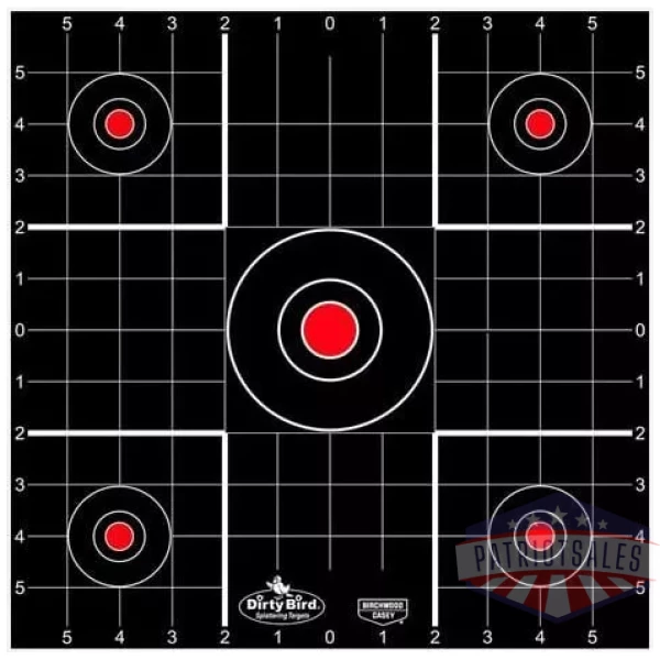 Birchwood Casey Dirty Bird 12" Sight-In Targets 100/ct