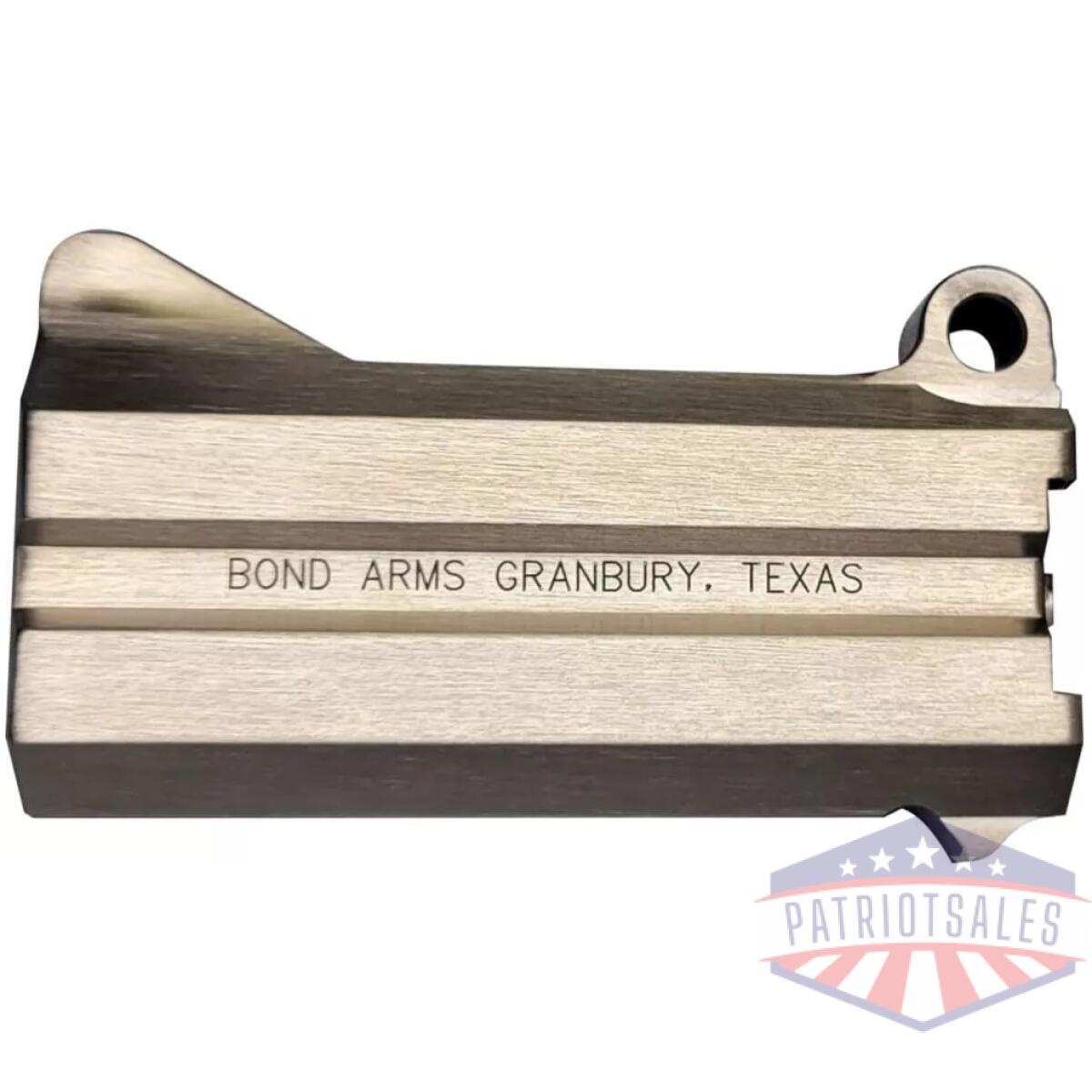 Bond arms rough nation handgun barrel 9mm 3" rough and tumble silver - image 1