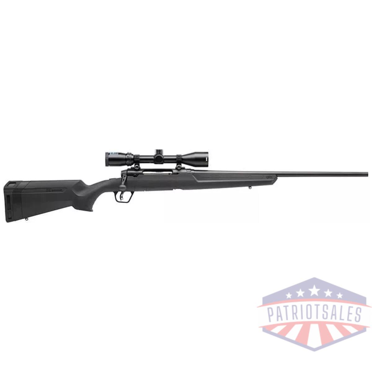 Savage arms axis ii xp hunting rifle 7mm-08 rem 4/rd 22" barrel black with scope - image 1