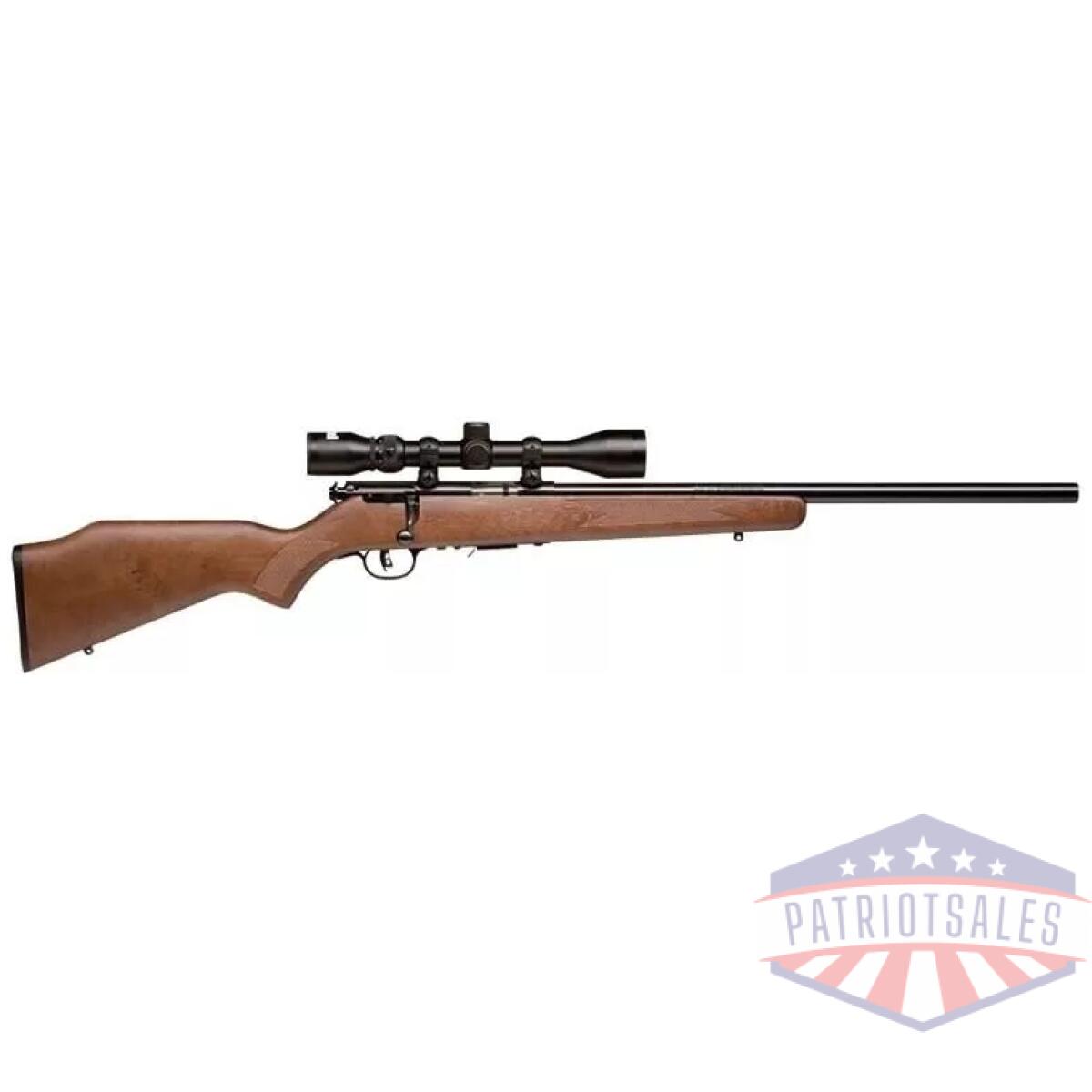 Savage arms 93r17 gvxp rifle 17 hmr 5/rd magazine 21" barrel hardwood with scope - image 1