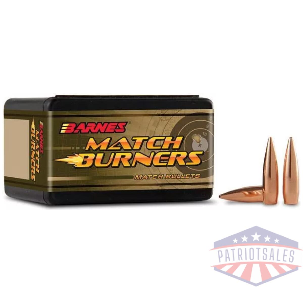 Barnes match burners rifle bullets 6. 5mm. 264" 120 gr bt match 100/box - image 1