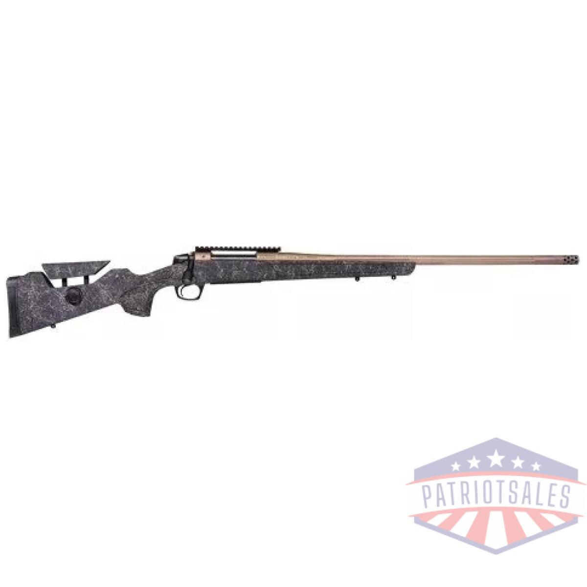 Cva cascade lr hunter rifle. 300 prc 3rd magazine 26" 5/8x24 threaded barrel black with smoke bronze web - image 1