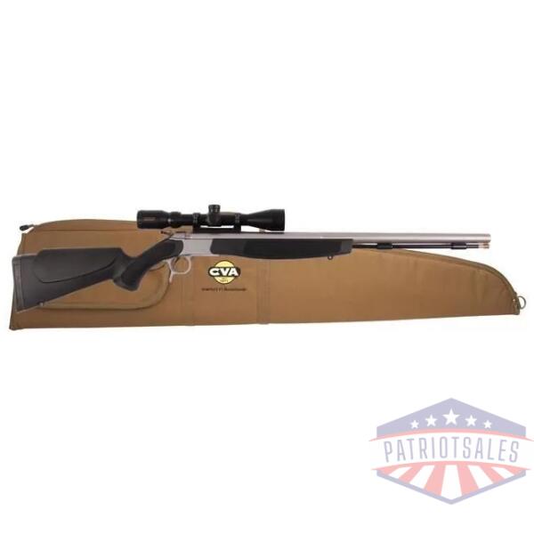 CVA Optima V2 SS Muzzleloader - .50 cal  26" Barrel with KonusPro 3-9x40 Scope with Soft Case Black