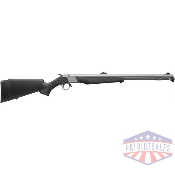 CVA Wolf V2 Northwest Camo Muzzleloader SS/Black 50Cal(FOS)Ambi adj stockQRBP quik rel brch plg  Musket cap ignition