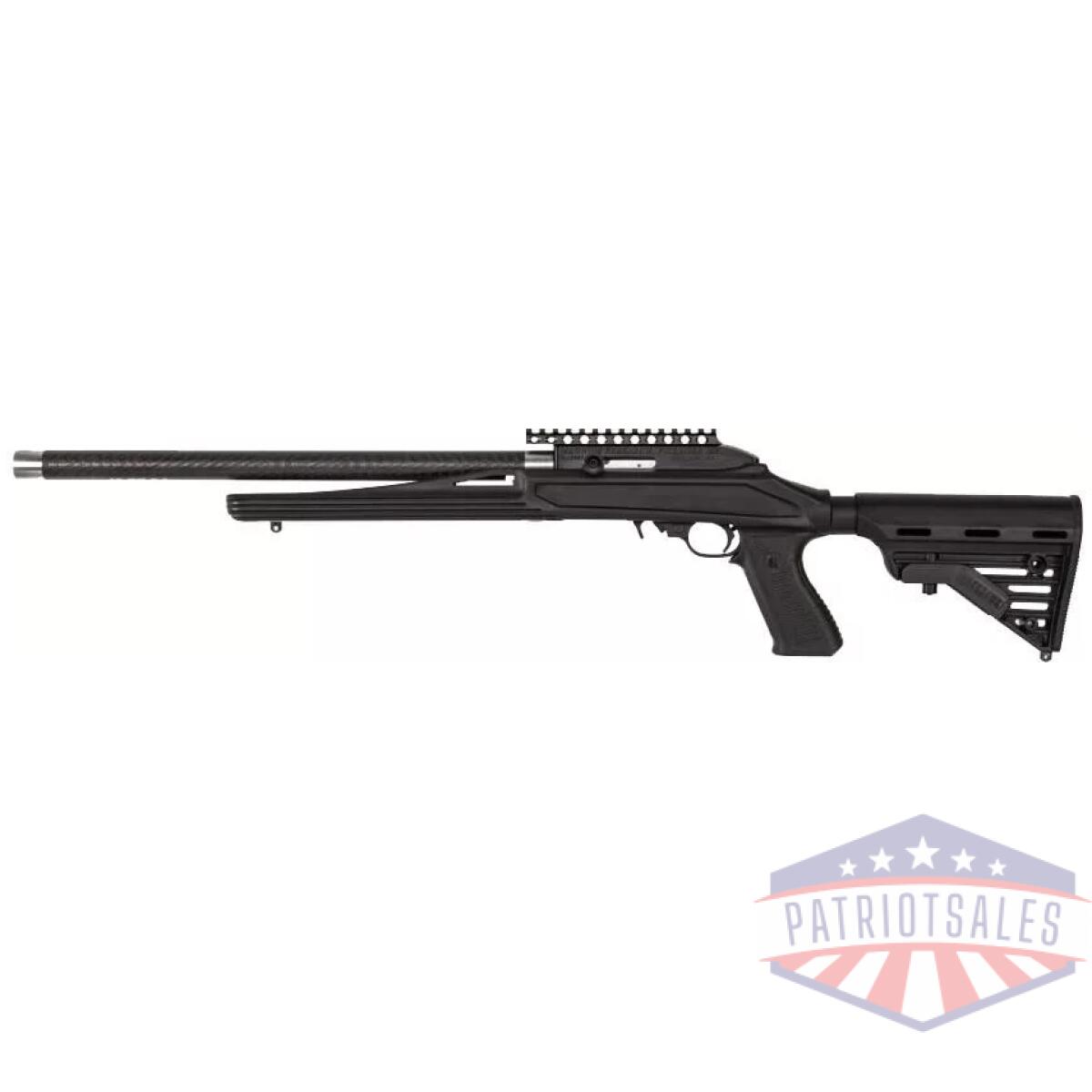 .22LR SwitchBolt Receiver 17" Carbon Weave BBL w/Tactical BLK Stock - Image 1
