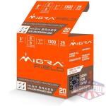 Migra Ultimate Field Hi-Brass Lead Stacked Shotshells 20ga 3" 1-3/8oz 1300 fps #6 & 8 Shot 25/ct