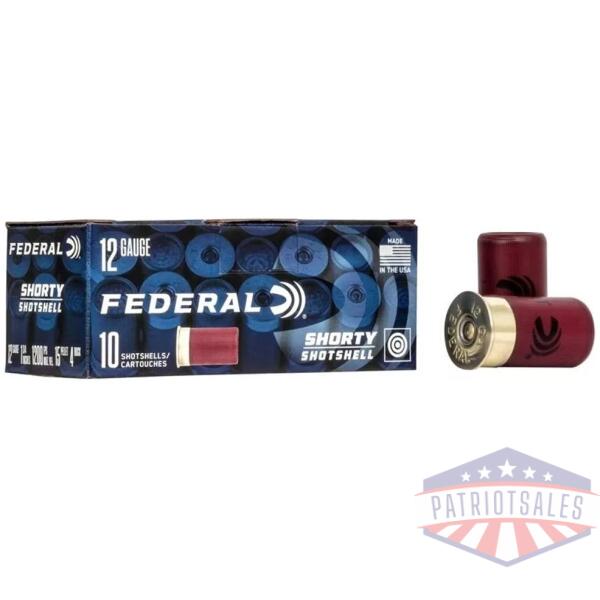 Federal Mini Shotshell 12ga 1-3/4" 4 Buckshot 10/ct