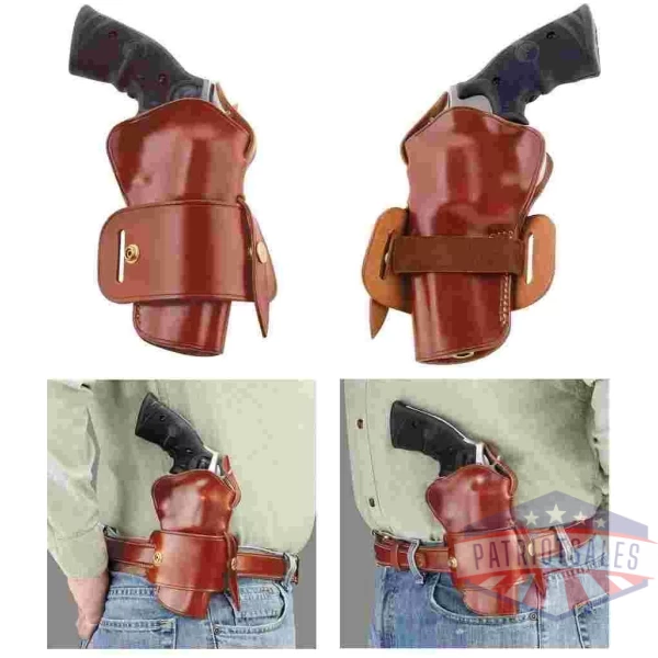 Galco Wheelgunner Belt Holster S&W N Frame 29/629 4" Tan Ambidextrous