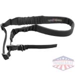Blue Force Gear 1-Point Padded Bungee Sling with Push Button Adapter Black