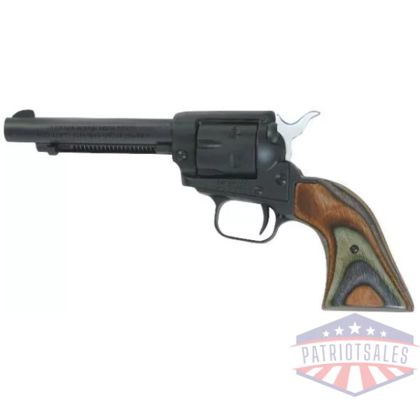 HERITAGE ROUGH RIDER 22LR/22MAG COMBO 4.75" BLK CAMO LAMIN GRIP