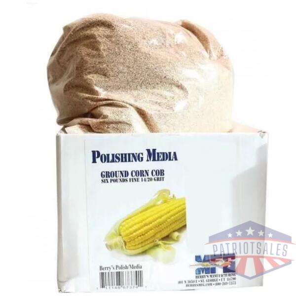 Berry's Corn Media 14/20 Grit 6 lb. Box