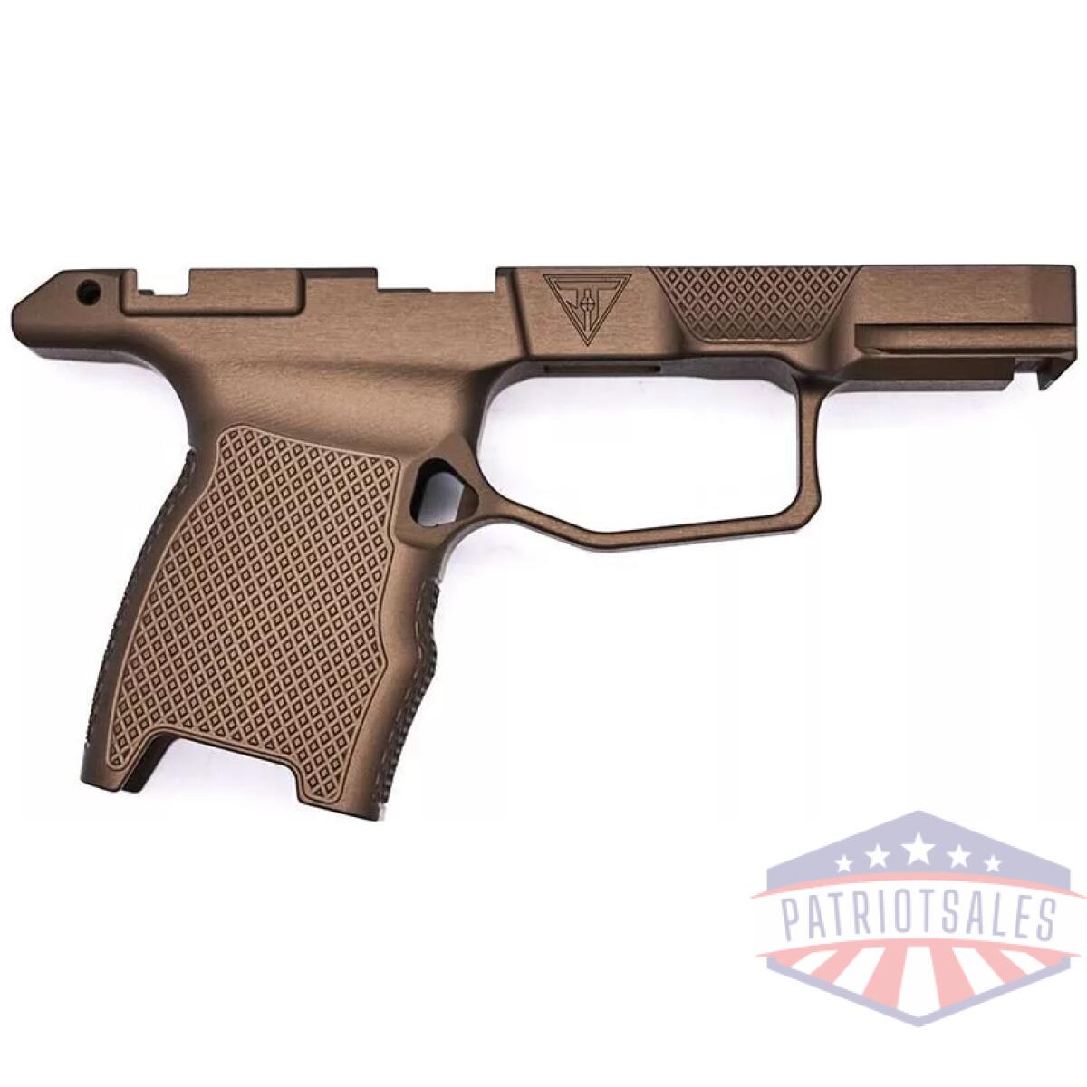 Juggernaut jt p365 handgun grip module with manual safety dark bronze - image 1