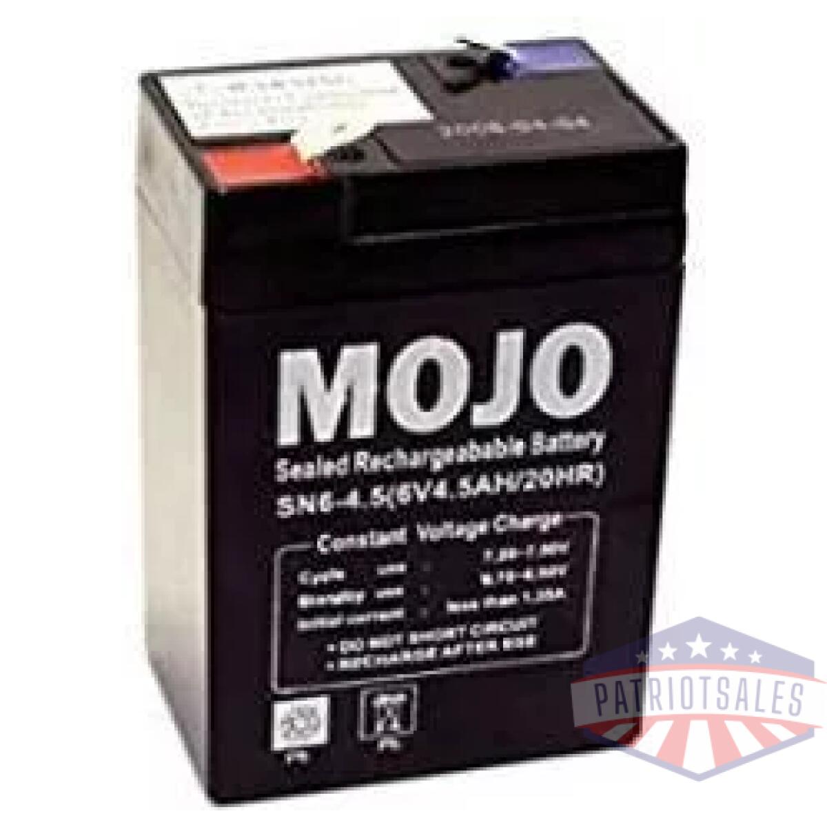 Mojo 6-volt ub645 rechargeable battery - image 1