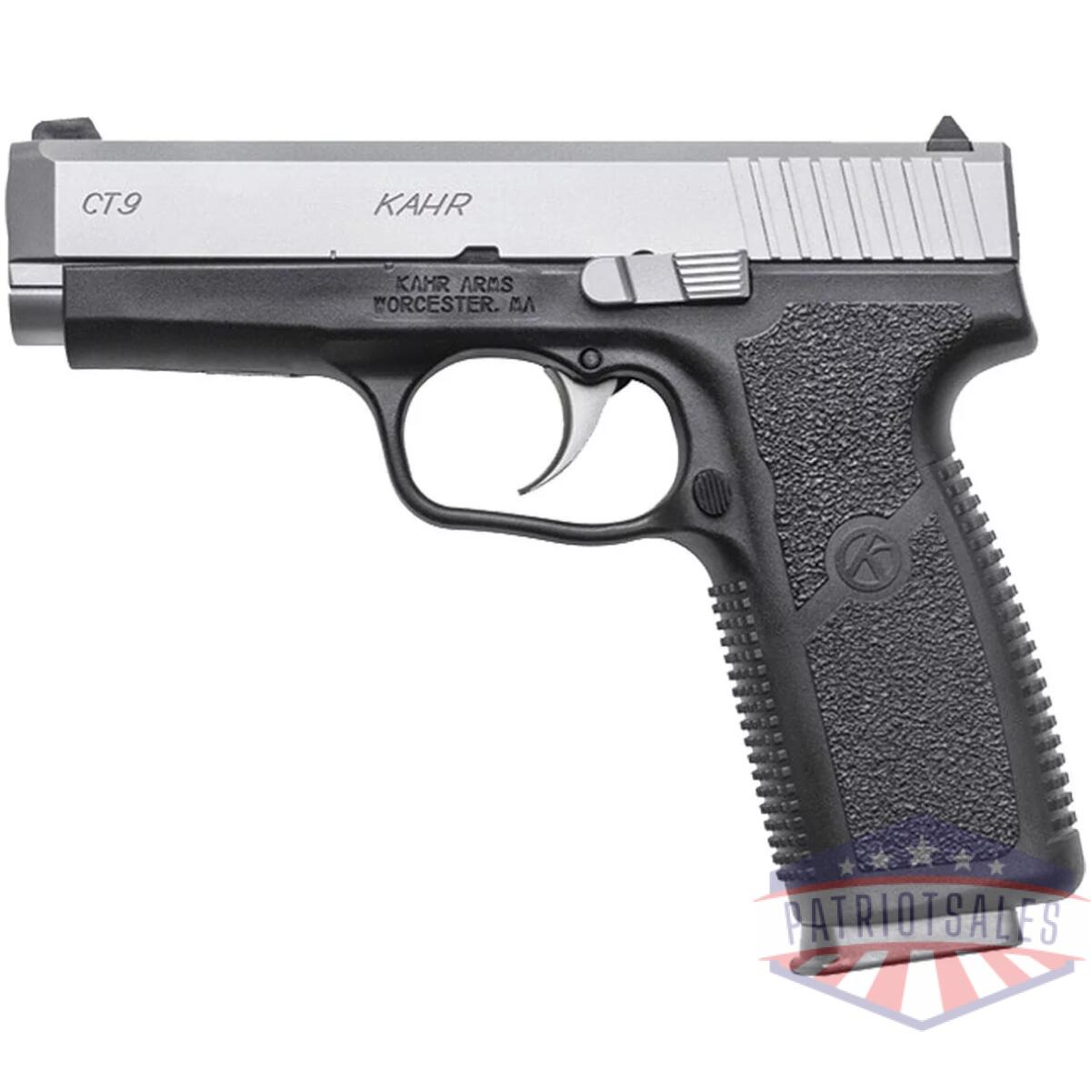 Kahr ct9 9mm 4'blk/sts 8rd mag - image 1