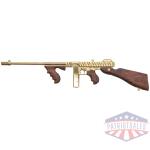 THOMPSON 1927A1 DELUXE CARBINE .45 CAL W/50RD DR & 20RD GOLD TIGER STRIPE
