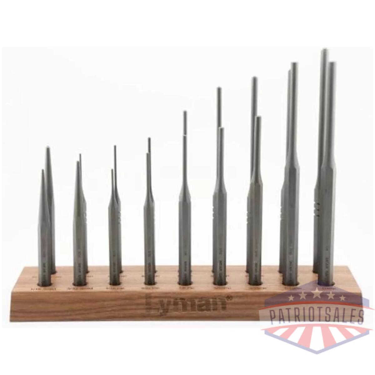 Lyman armorers 18 piece hex punch set with stand - image 1
