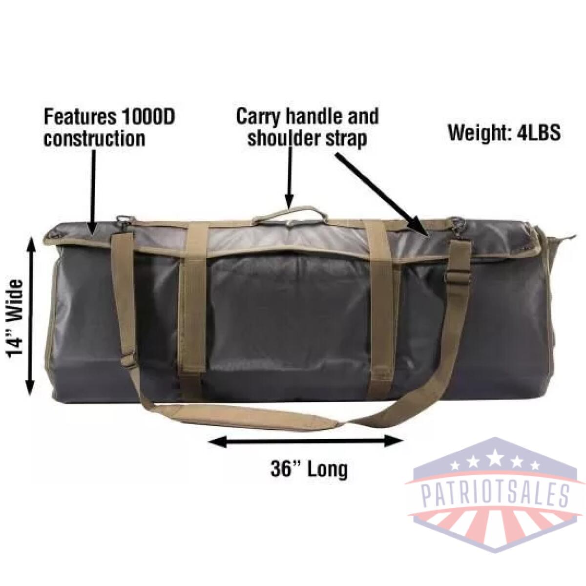 Tac-mat hd long range shooting mat - black - image 1