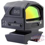 Mepro MCO PRO Closed Emitter Carbine Optic Red Dot Red 3 Segment 2/68 MOA Speed Ring Black