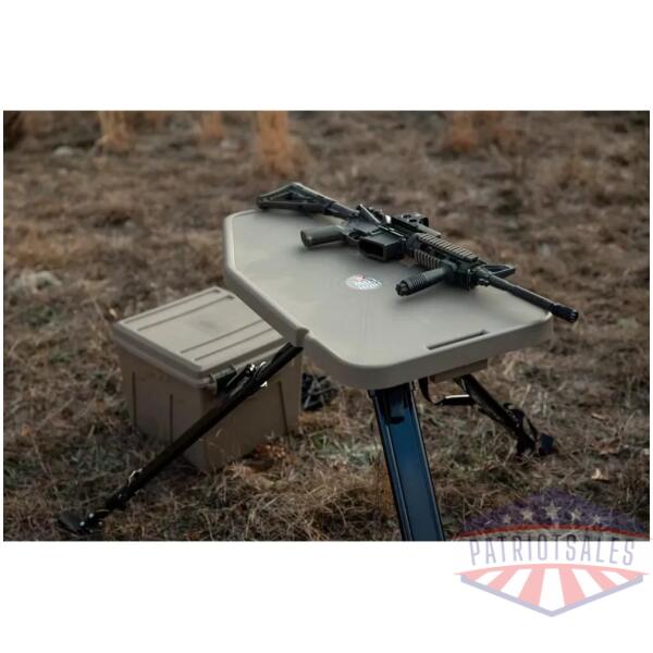 MTM High-Low Shooting Table Dark Earth