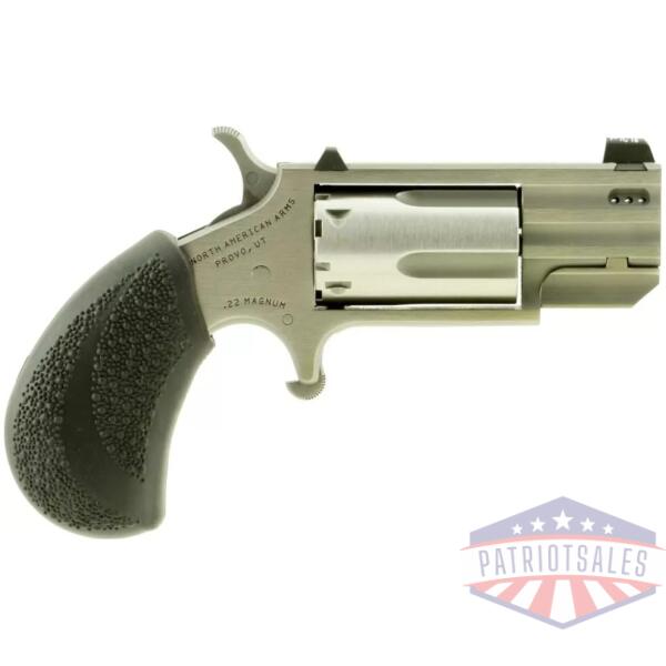 NAA Pug TP Handgun .22 Mag 5rd Magazine 1" Barrel Silver with Black Grip