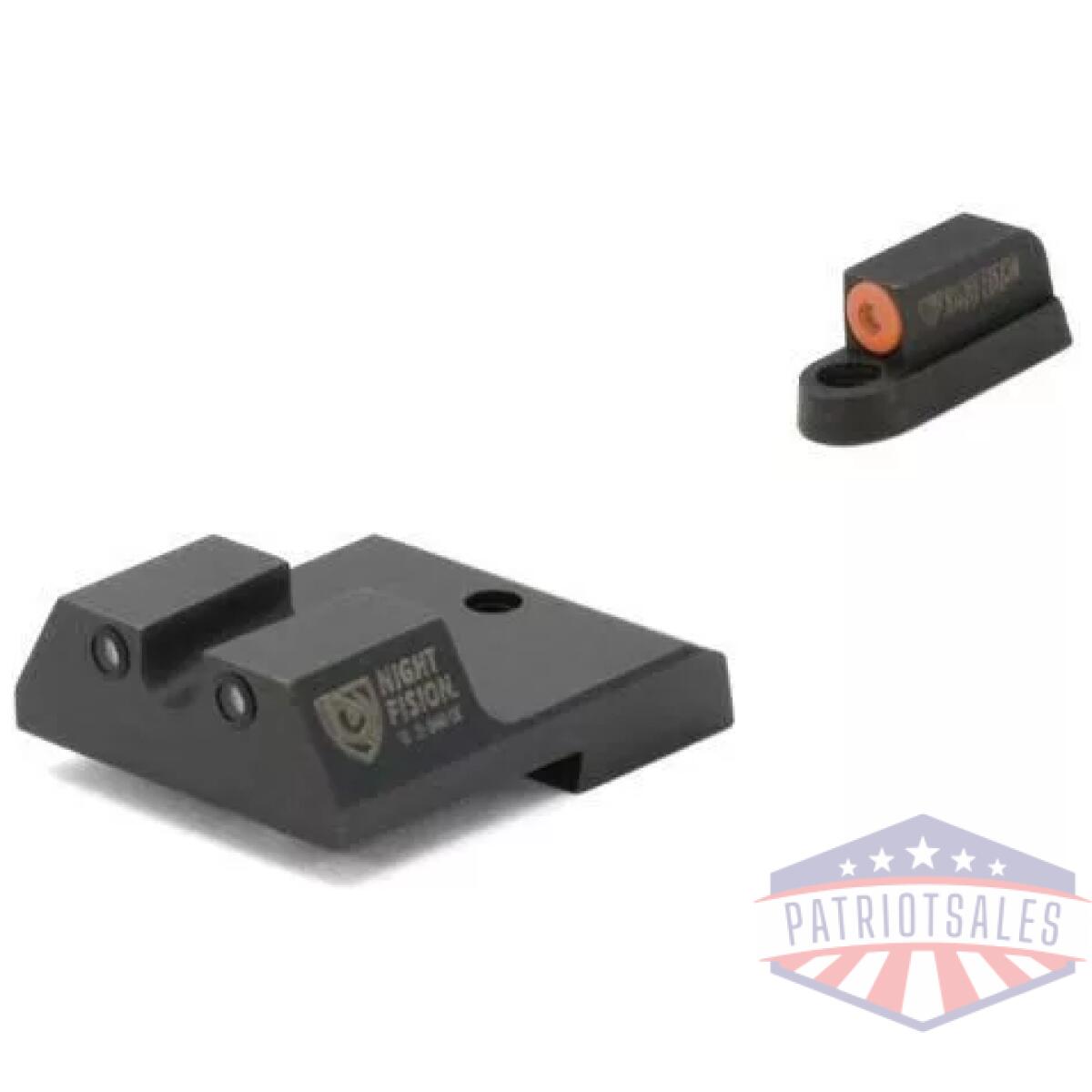 Perfect dot ns setw/orange front + u blk rear for cz-usa p-10 c - image 1