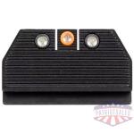 Night Fision Optics Ready Stealth Night Sight Set Orange Front Black Back for CZ P-10 C/F/S