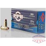 PPU Handgun Ammunition  .357 SIG 125gr FPJ 1542 fps 50/ct