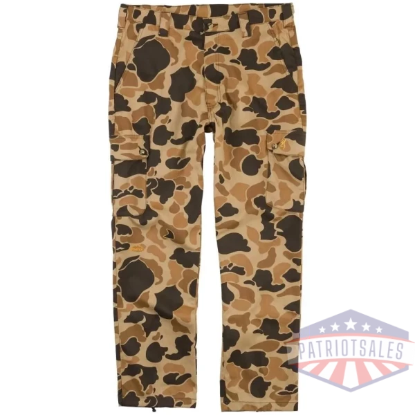 browning wasatch pant vintage tan camo xl
