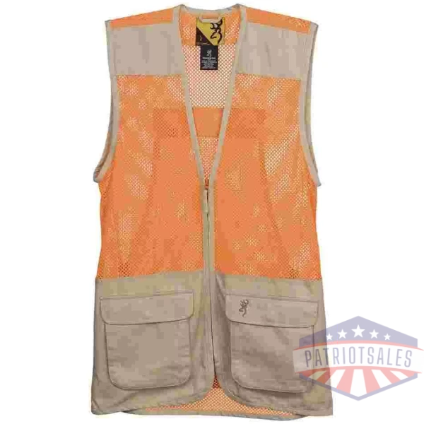 browning upland dove hunting vest blaze m