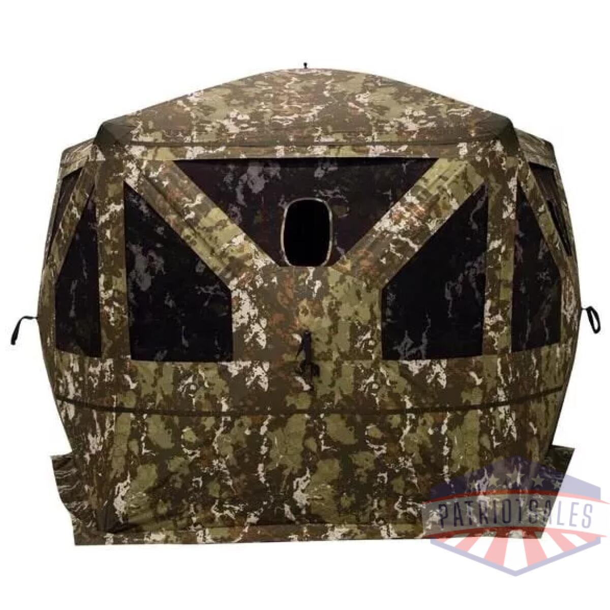 Barronett blinds pentagon heavy-duty ground blind crater harvest camo - image 1