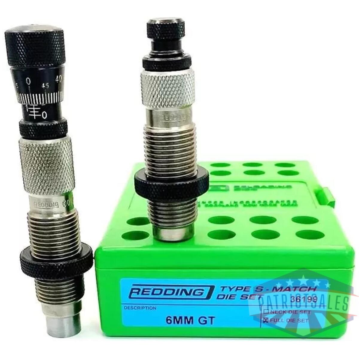 Redding 6mm gt type s-match full die set - image 1
