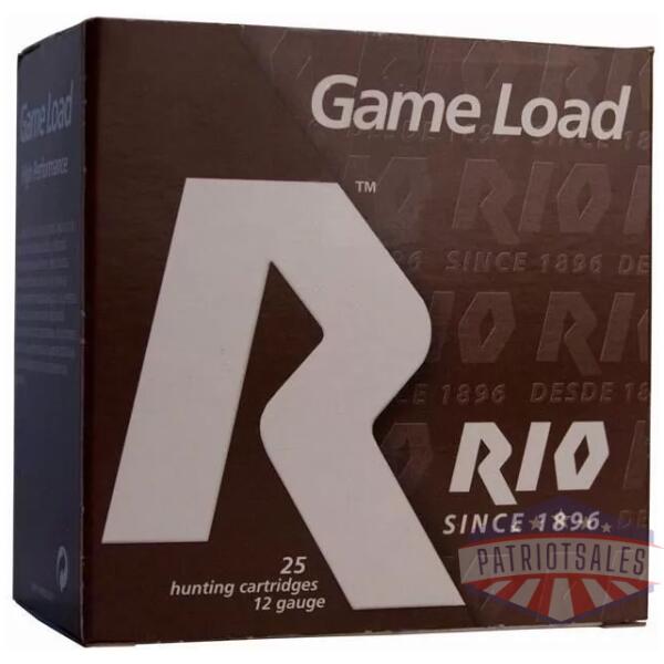 Rio Super Game 12 ga 2 3/4" 3 1/4 dr 1 1/8 oz #7.5 1280 fps 25/ct