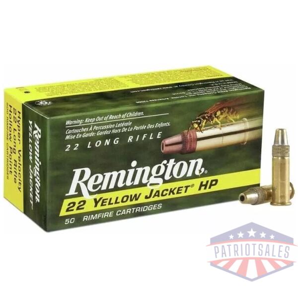 Remington .22 Yellow Jacket Rimfire Ammunition .22 LR 33 gr TCHP 1500 fps 50/ct
