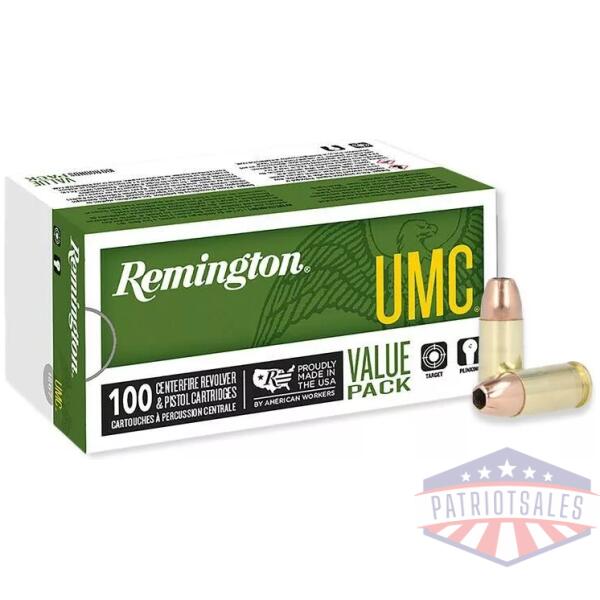 Remington UMC Handgun Ammunition 9mm Luger 115 gr. JHP 1145 fps 100/ct