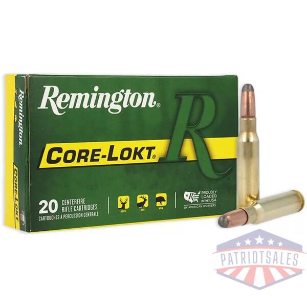Remington Core-Lokt Rifle Ammunition .308 Win 180 gr SP 2620 fps 20/ct