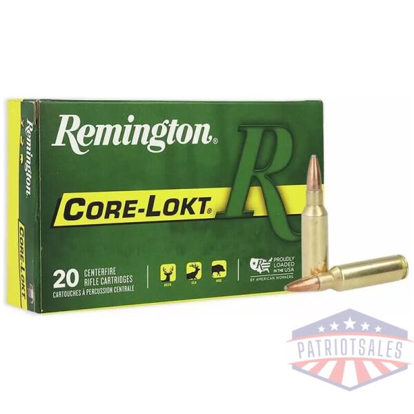 Remington Core-Lokt Rifle Ammunition .300 Rem SAUM 165 gr PSP 3075 fps 20/ct