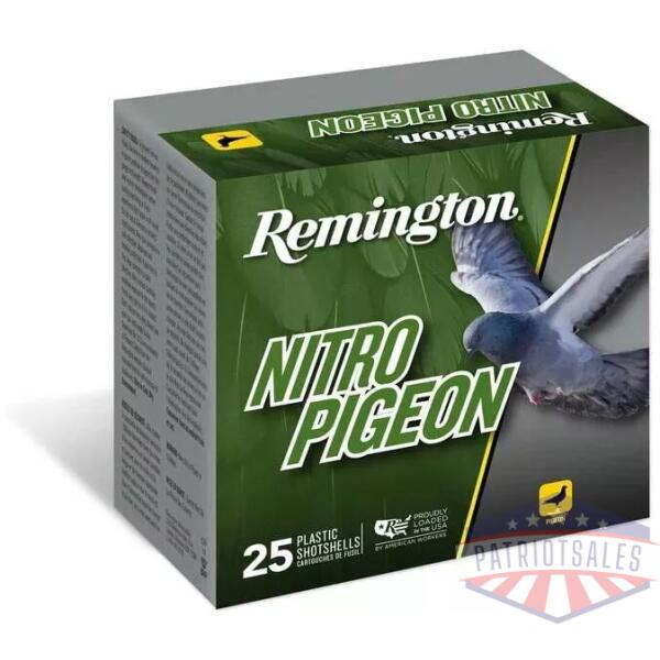 Remington Nitro Pigeon's Premier Shotshells 12ga 2-3/4" 1-1/4oz 1300 fps #7.5 25/ct