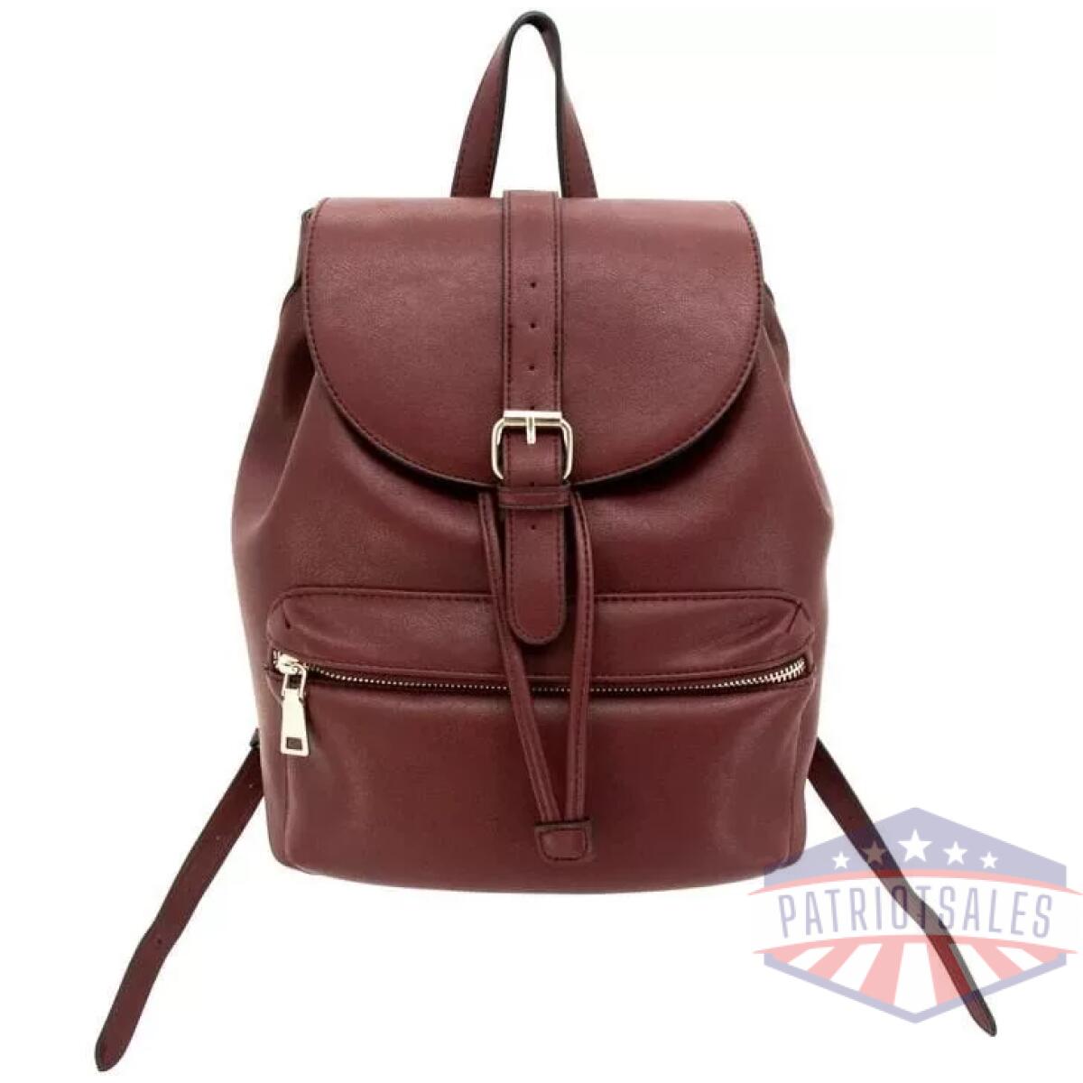 Rugged rare amelia concealed carry backpack maroon - image 1