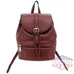 Rugged Rare Amelia Concealed Carry Backpack Maroon