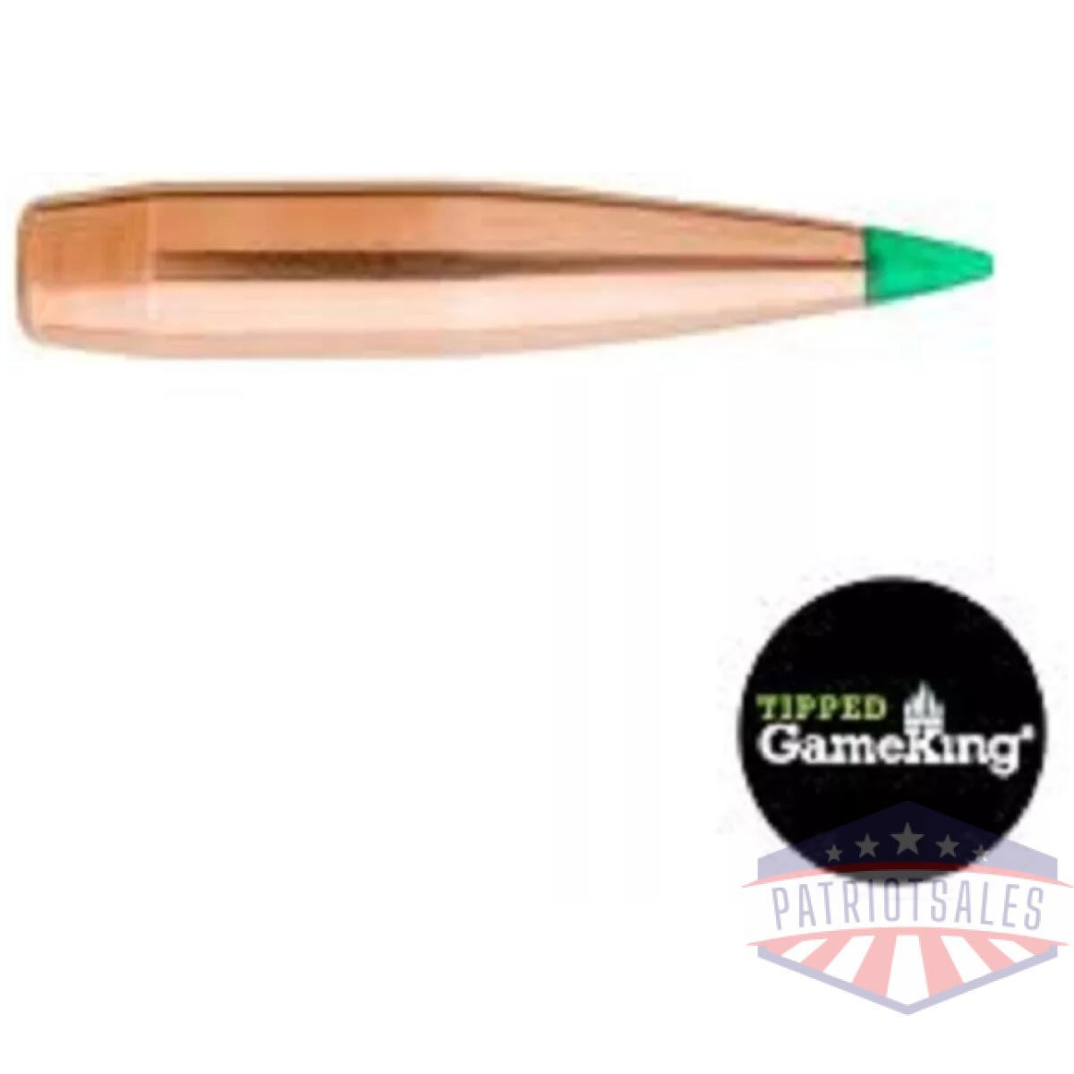 Sierra game changer tipped gameking bullets 7mm 165 gr 100 count - image 1