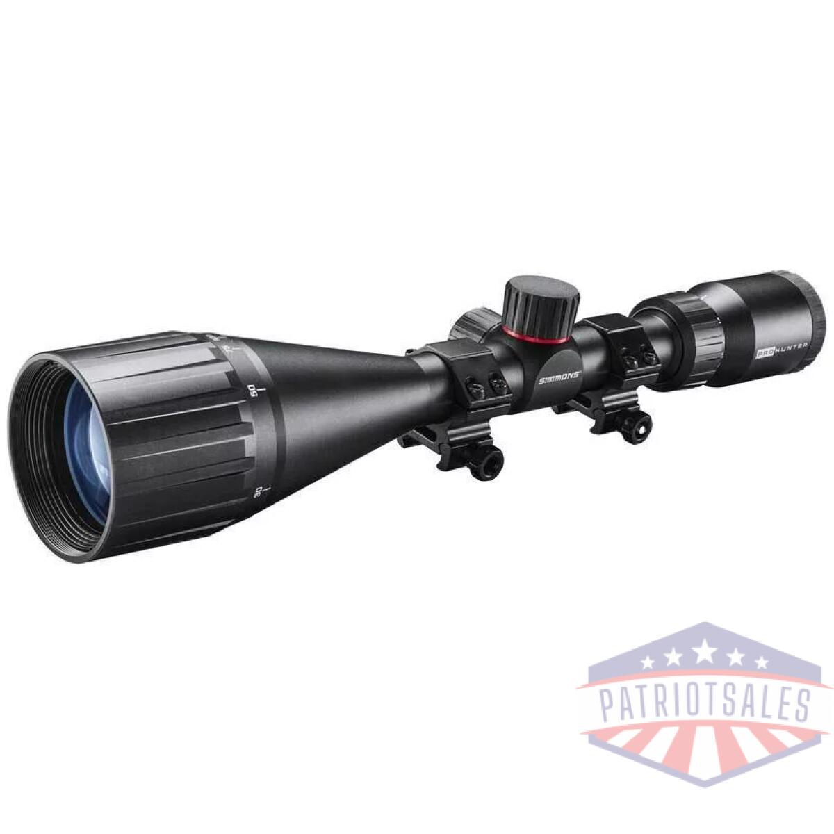 Simmons pro hunter 6-18x50 rifle scope 1" sfp truplex non-illum incl/weaver style rings - image 1