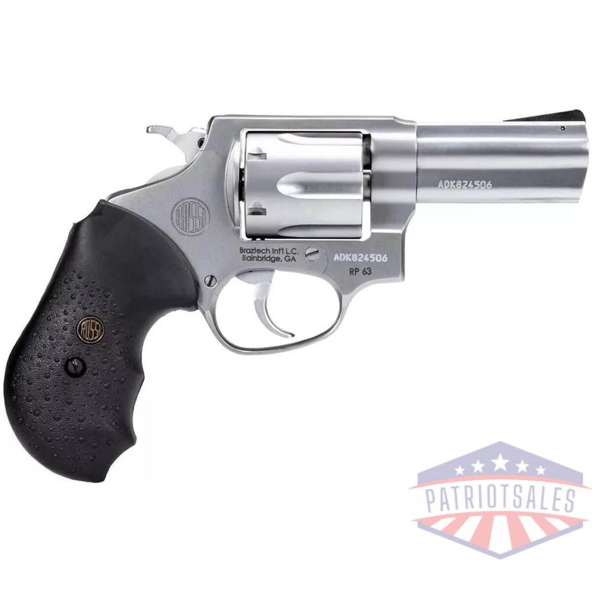 Rossi rp63 revolver. 357 mag 6rd capacity 3'' barrel stainless steel rubber grip - image 1