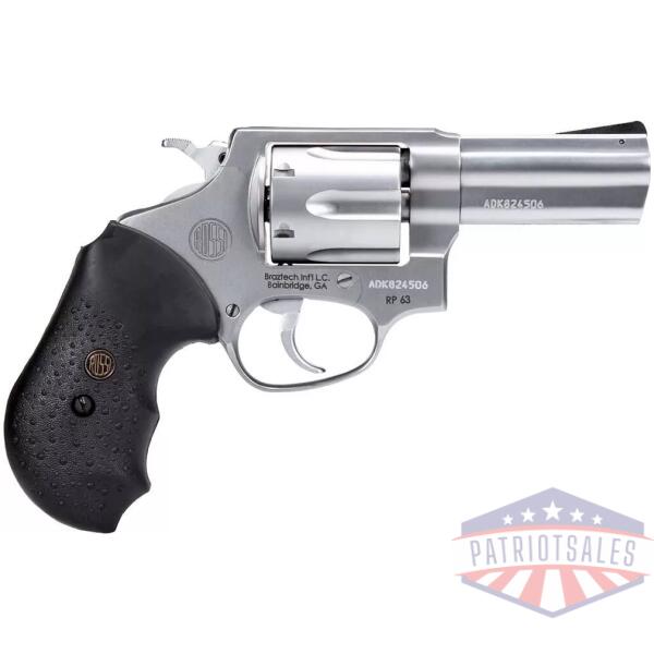 Rossi RP63 Revolver .357 Mag 6rd Capacity 3'' Barrel Stainless Steel Rubber Grip