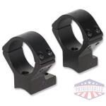 Talley Lightweight Alloy Scope Mounts - Black Anodized - 30mm - Medium Kimber 8400
