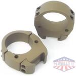 Talley Modern Sporting Scope Rings 34mm Med Burnt Bronze