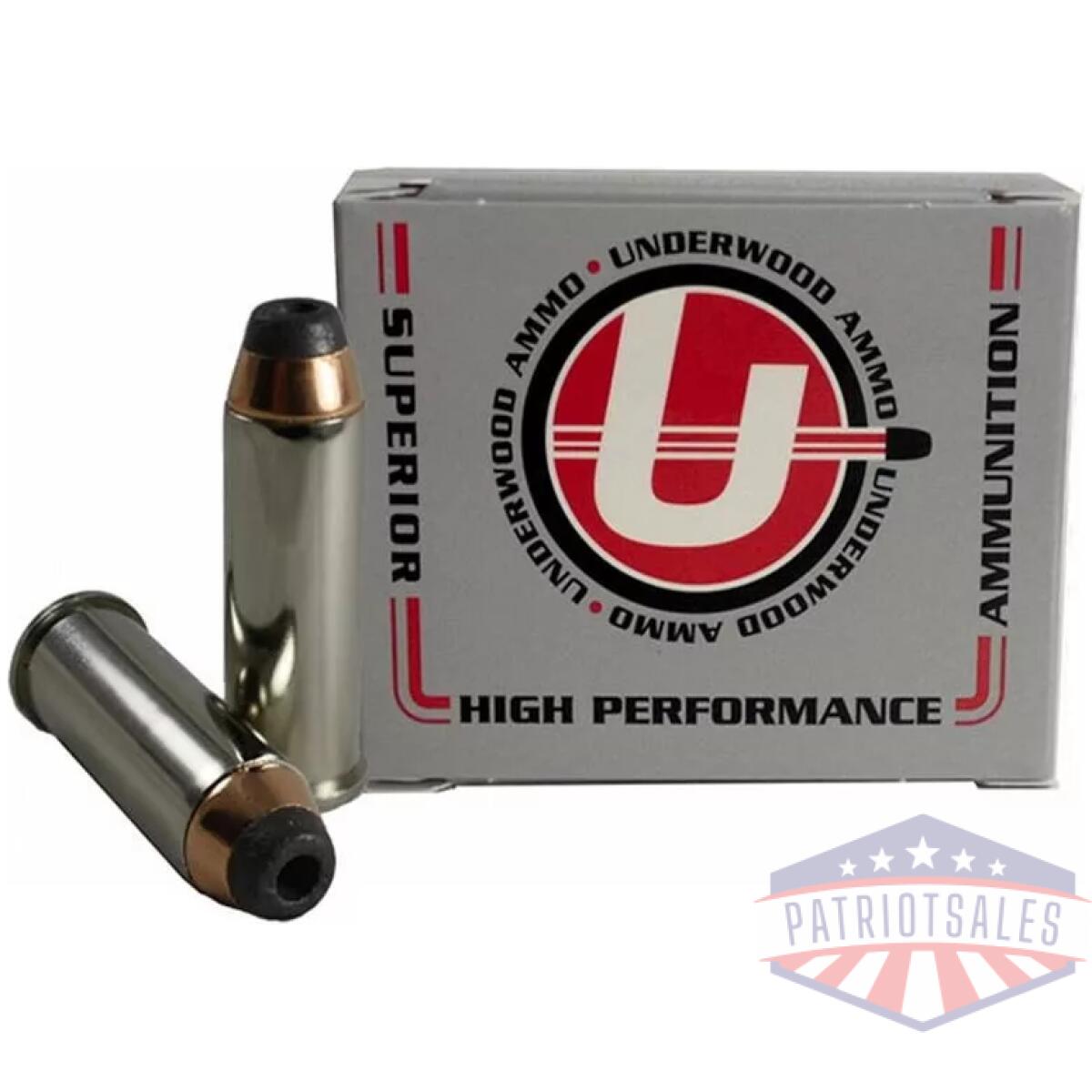 Underwood ammo handgun ammunition 44 rem mag 200gr jhp 1650 fps 20/ct - image 1