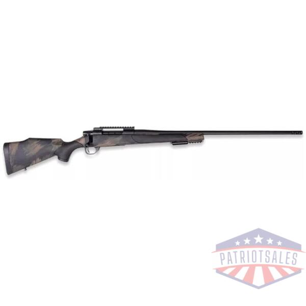 Weatherby Vanguard Black Hills Rifle 6.5 PRC 3rd Capacity 24" Barrel Black Polymer Stock w/Green & Tan Paint